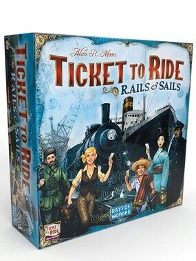 Authentic Ticket to Ride Board Game Rails and Sails  Age New Sealed